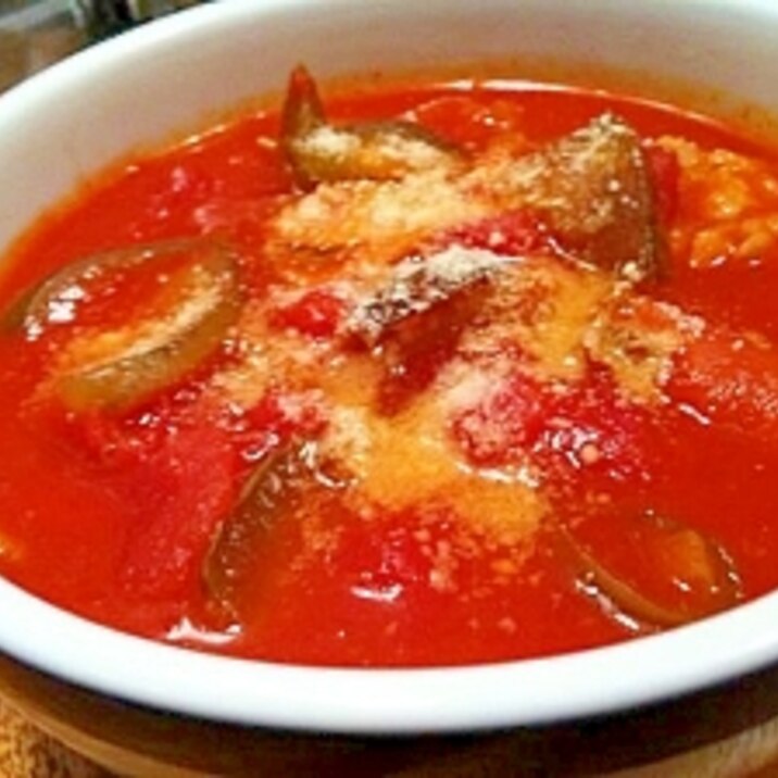 トマト缶で野菜スープ